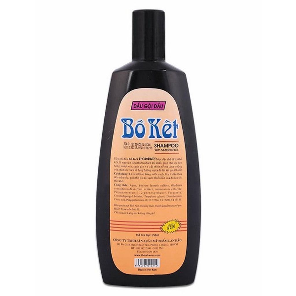  Dầu gội bồ kết Thorakao 750ml (MP7363) 