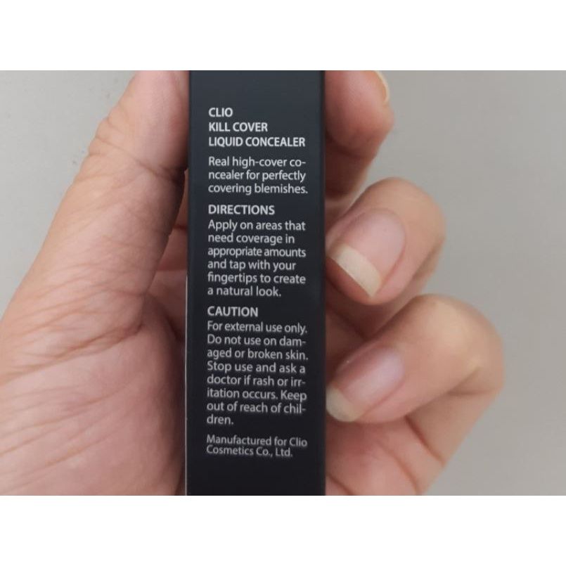  Kem che khuyết điểm Clio kill Cover Liquid Concealer (MP8389 MP8390 MP8391) 