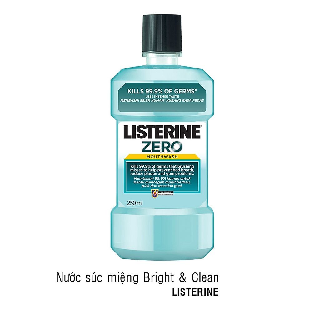  Nước súc miệng Listerine 250ml (không cay) (MP6927) 