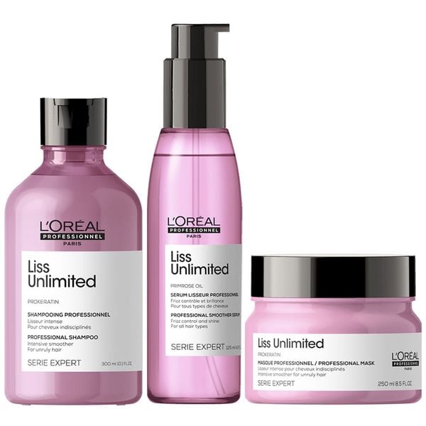 Dầu gội L'Oréal Liss Unlimited giảm xơ rối tóc 300ml