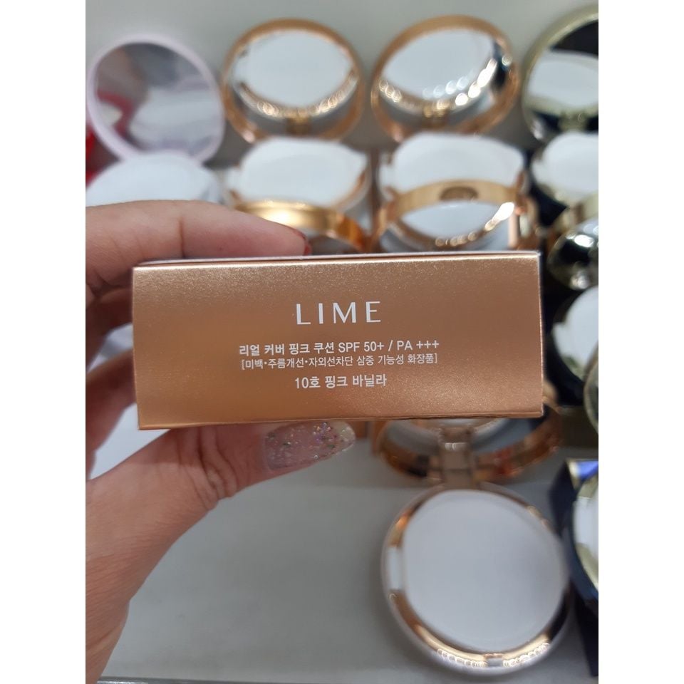  Phấn nước kiềm dầu LIME Real Cover Pink cushion (MP7905 MP7906) 