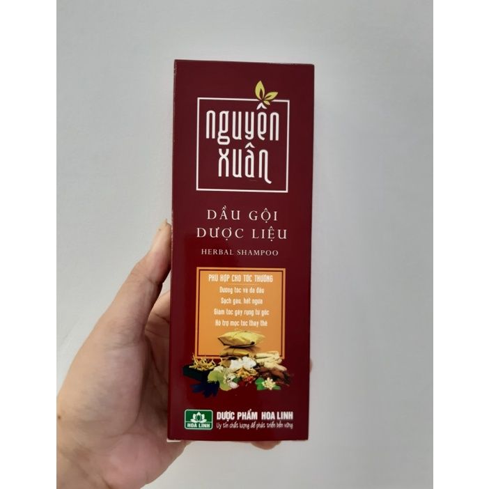  Dầu gội dược liệu Nguyên Xuân tóc thường - Nâu 200ml (MP8210) 