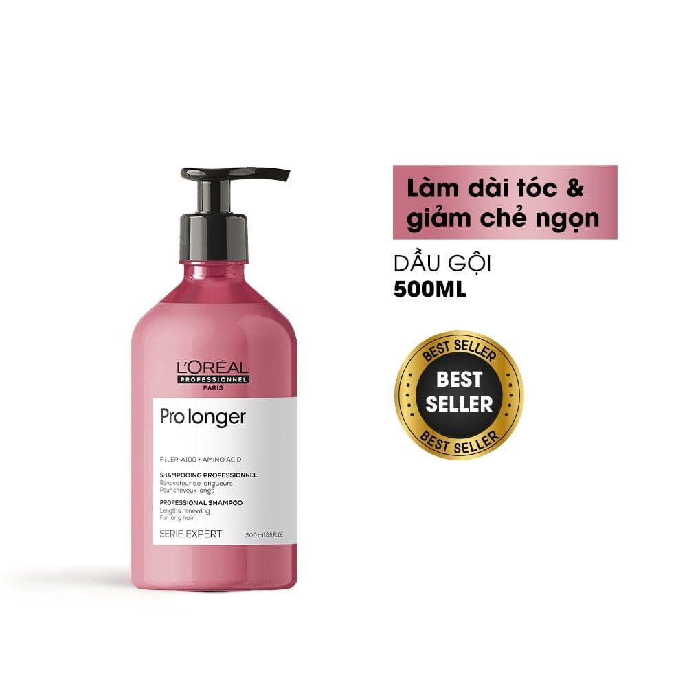  Dầu gội Loreal Pro Longer giảm gãy & làm dài tóc 500ml (MP7811) 