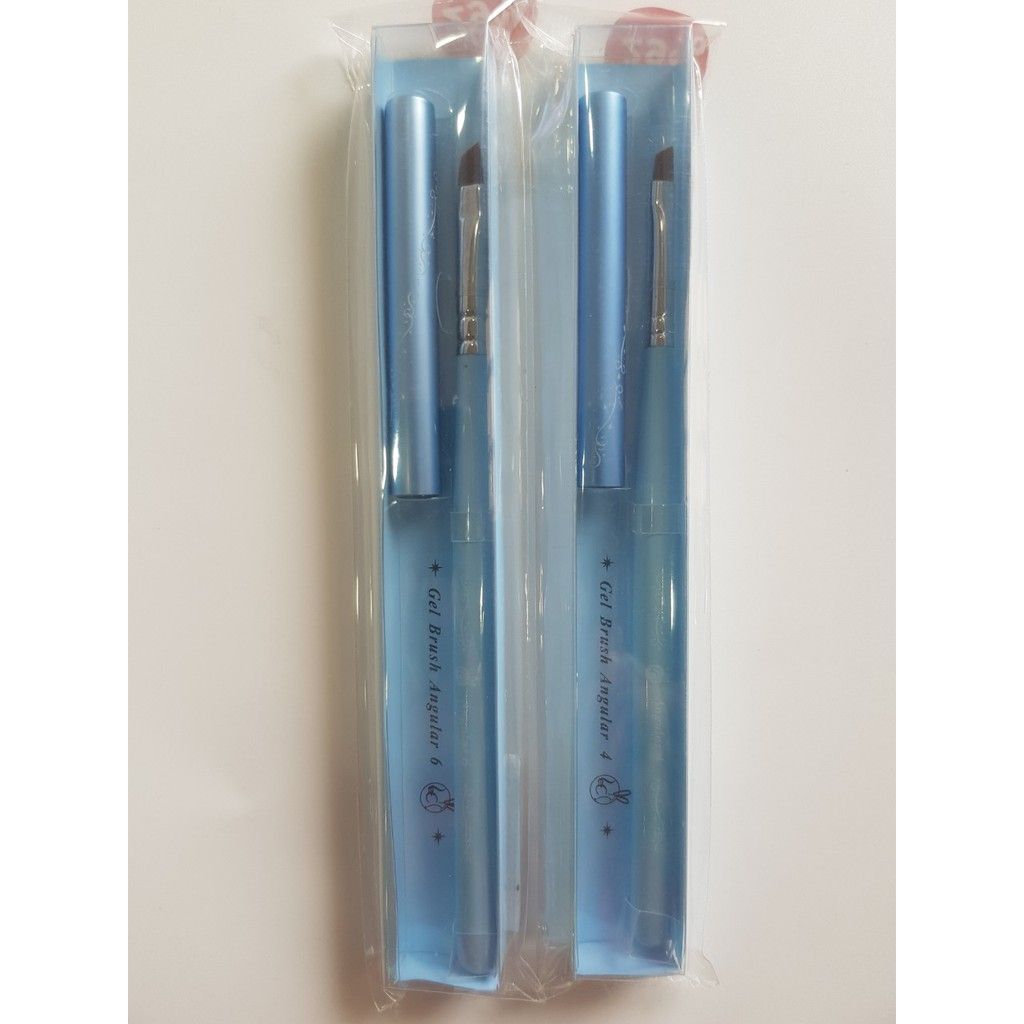  Cọ gel xéo cán xanh số 4-6 (NA4389 NA4390) 