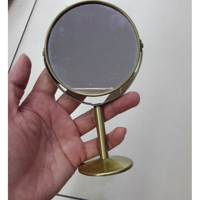  Gương soi Miniso oval, gương soi 2 mặt tròn  (MP7964 MP7965) 