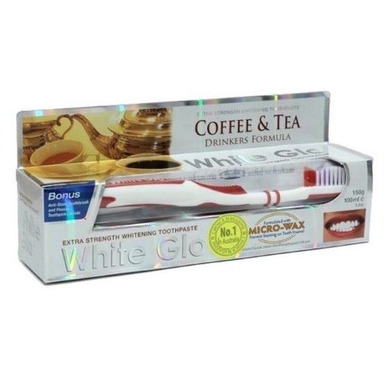 Kem Đánh Răng Cho Người Uống Trà, Cafe White Glo 150g
