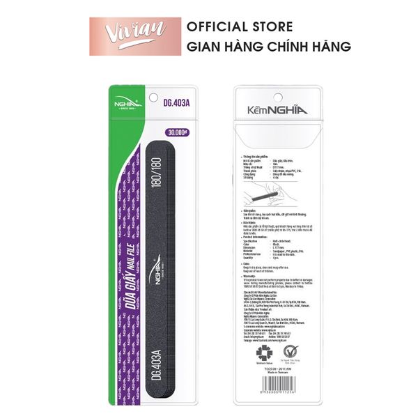 Dũa Móng Tay DG.403A KỀM NGHĨA