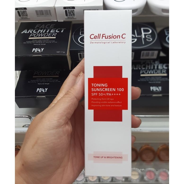  Kem chống nắng nâng tone Cell Fusion C Toning Sunsceen 100 (50ml) - MP8203 