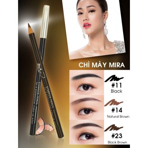  Chì kẻ mày Mira Eyebrow Pencil (MP7119 MP7120 MP7121) 
