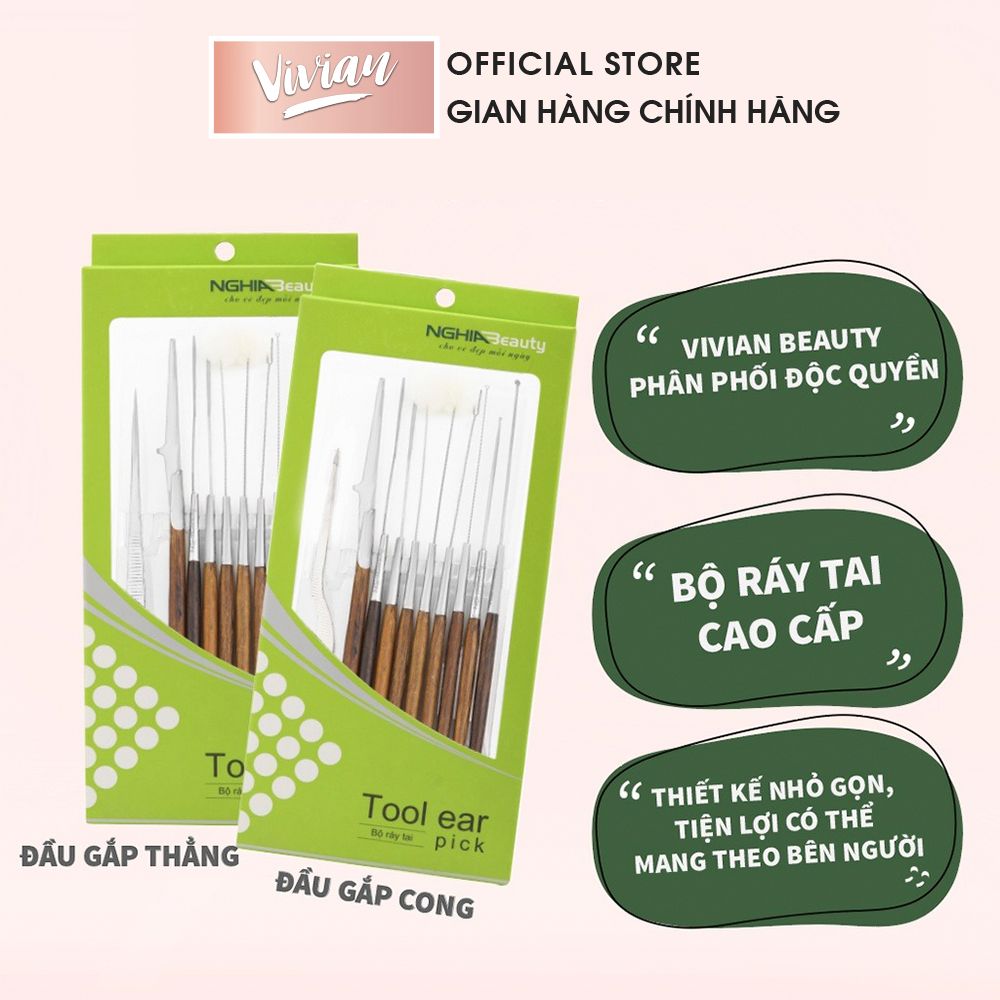  BỘ RÁY TAI KỀM NGHĨA TOOL EAR PICK (MP7222 / MP7223) 