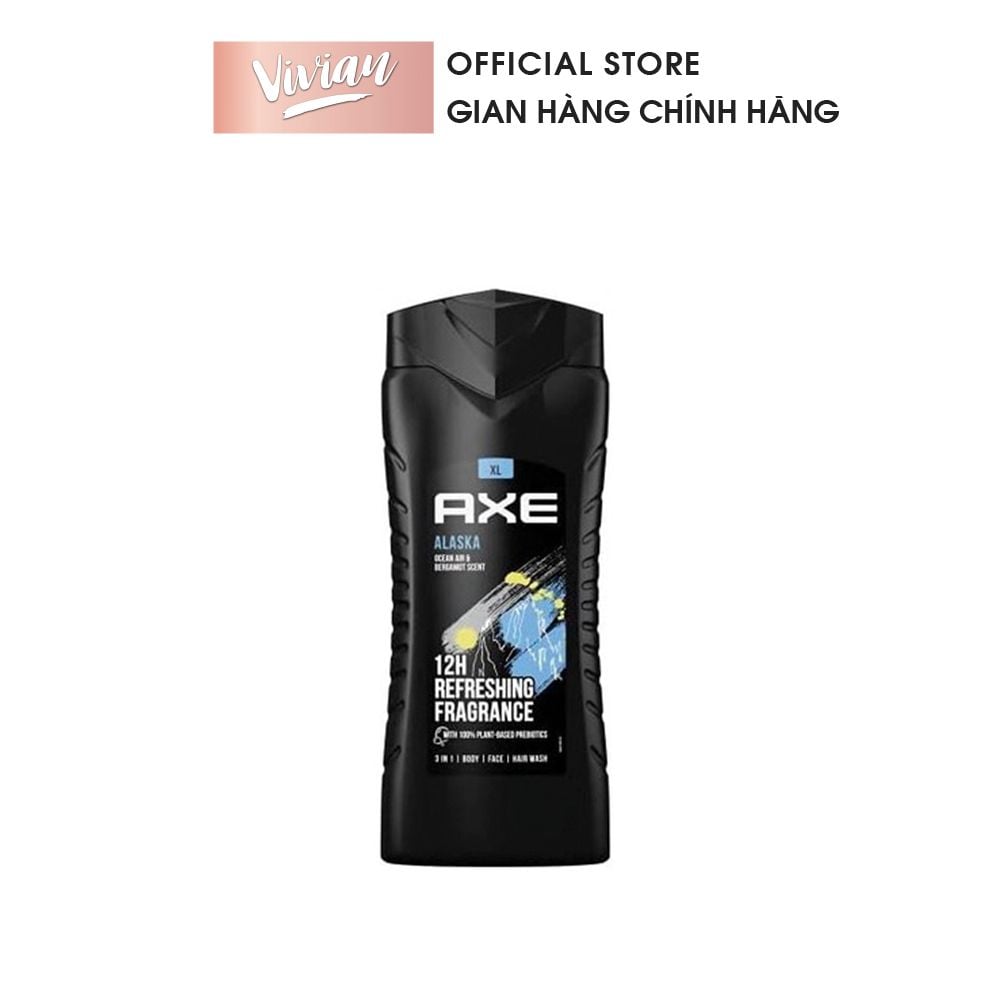  Sữa tắm gội nam 3in1 AXE 400ml (MP8396 MP8397 MP8398 MP8399) 