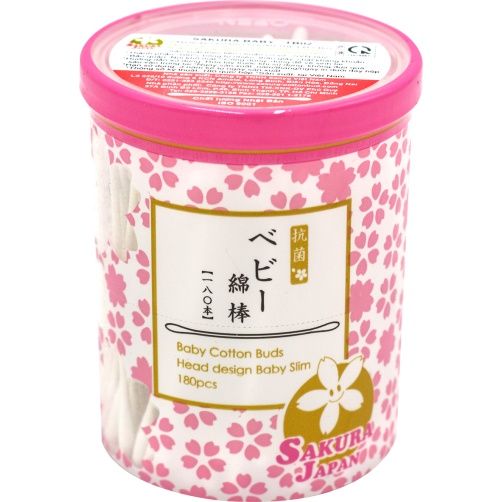  Tăm Bông Sakura TB02 (180 que) - MP3448 