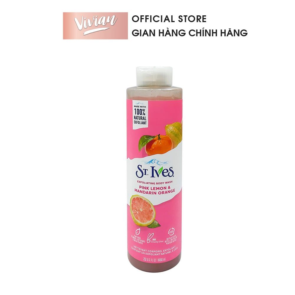  Sữa tắm St.ives cam chanh 650ml (MP4796) 