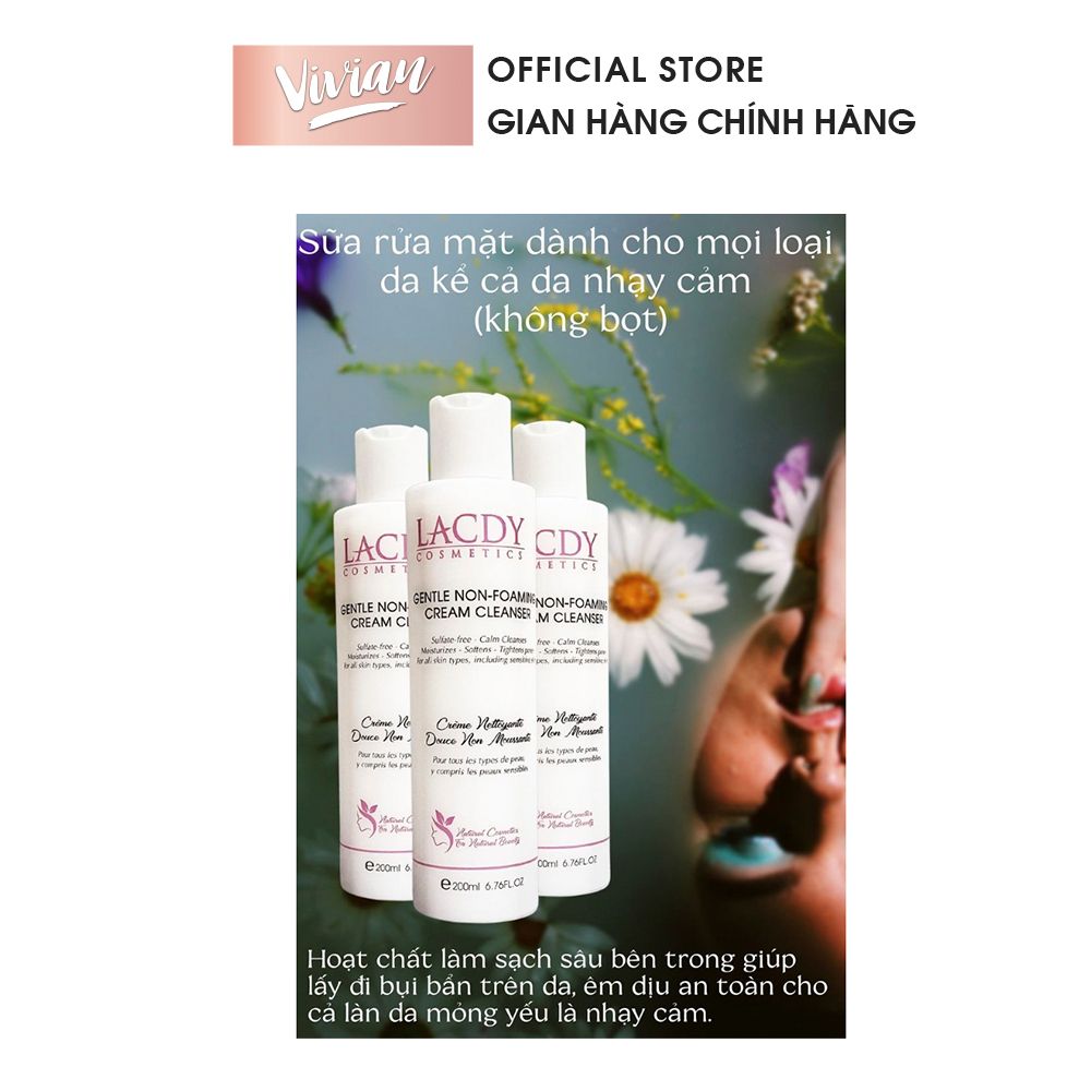  Sữa rửa mặt Lacdy 200ml - L500 (MP8749) 