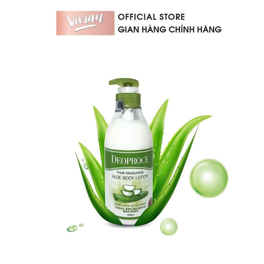  Kem dưỡng thể tinh chất nha đam Deoproce 500ml (MP7682) 