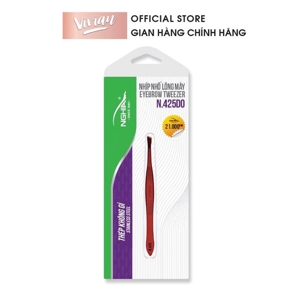 Nhíp nhổ lông mày N.425 Kềm Nghĩa nhiều màu