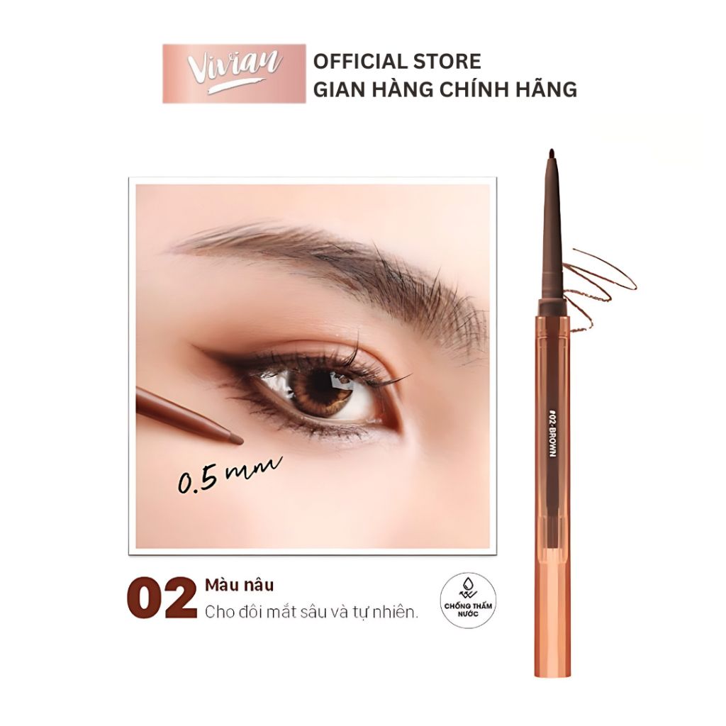  Chì gel kẻ mắt Vacosi Styling Twist Liner VM26 (MP9179  MP9180) 