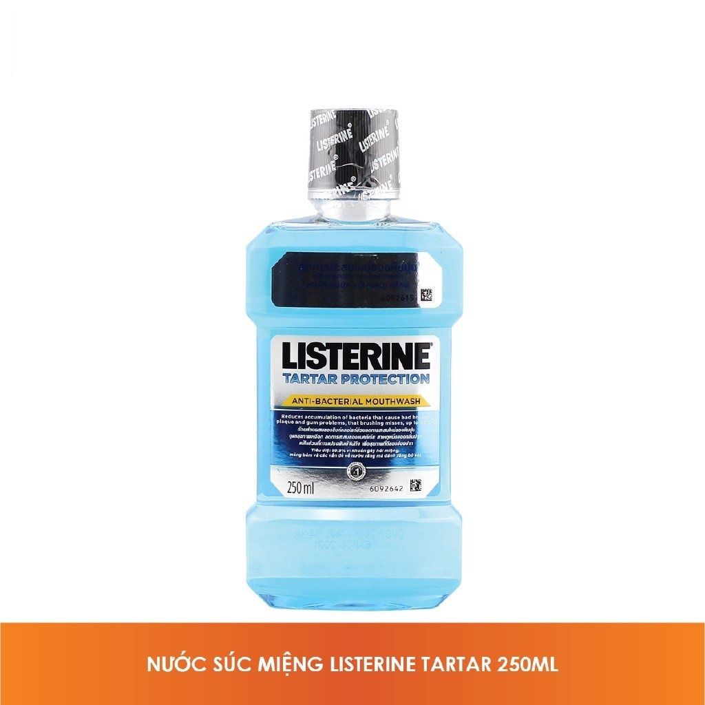  Nước súc miệng Listerine 250ml (giảm vôi răng) (MP6931) 