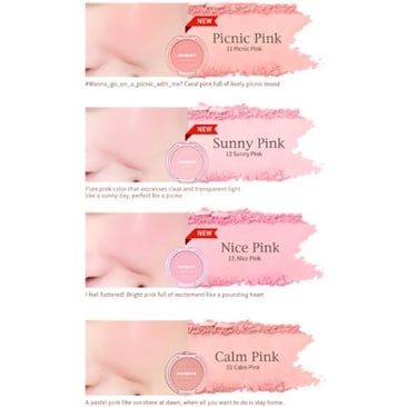  Má hồng Peripera Sunshine Cheek (MP8460 MP8461 MP8462) 
