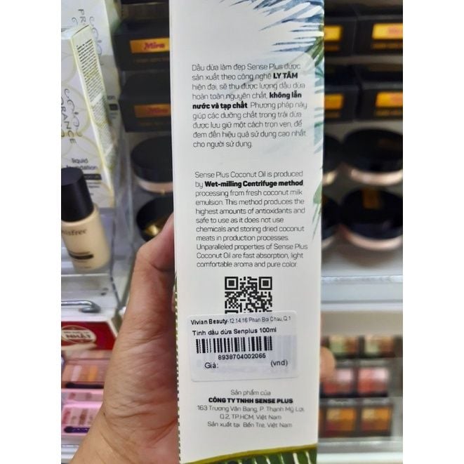  Tinh dầu dừa Senplus 100ml (MP7185) 