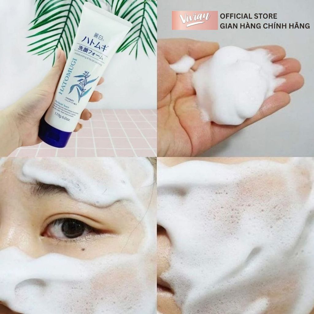  Sữa rửa mặt Hatomugi 130g (MP7726) 