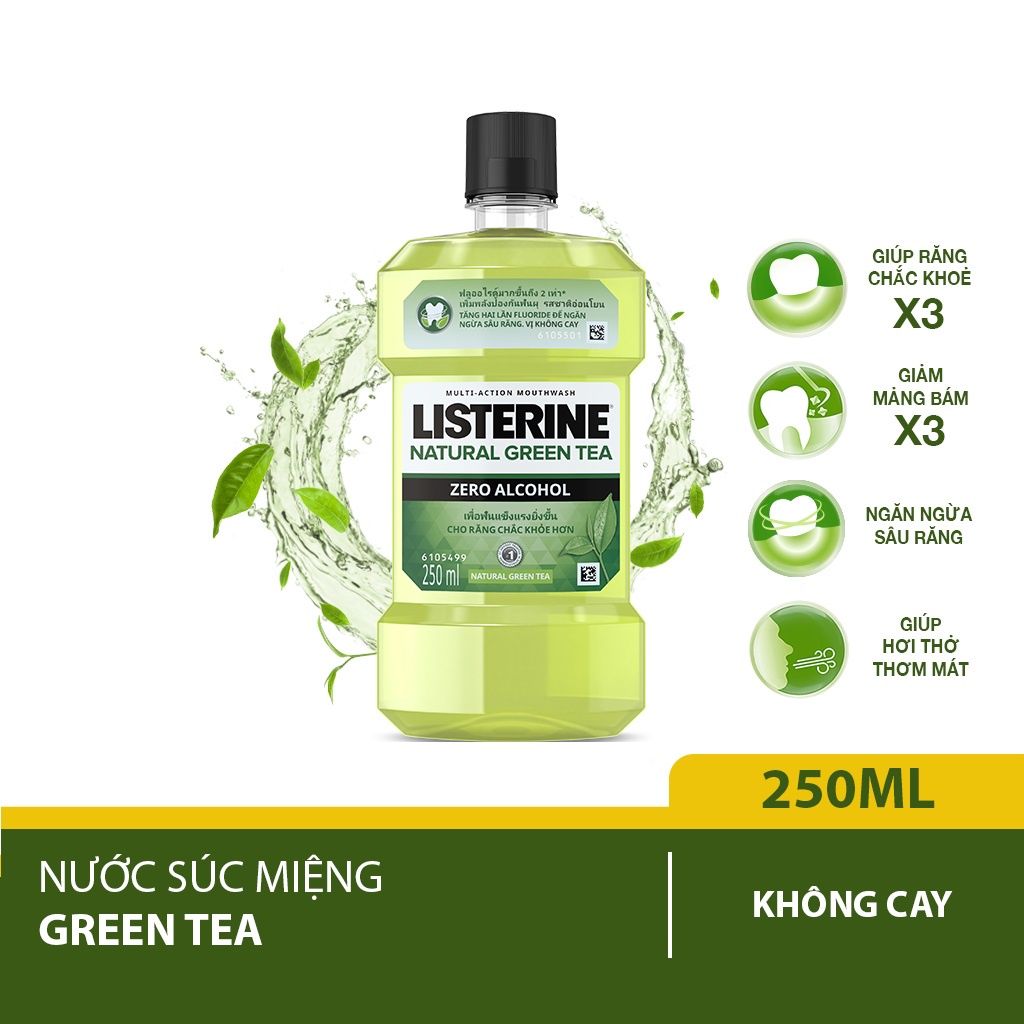  Nước súc miệng Listerine (ngừa sâu) 250ml (MP6929) 