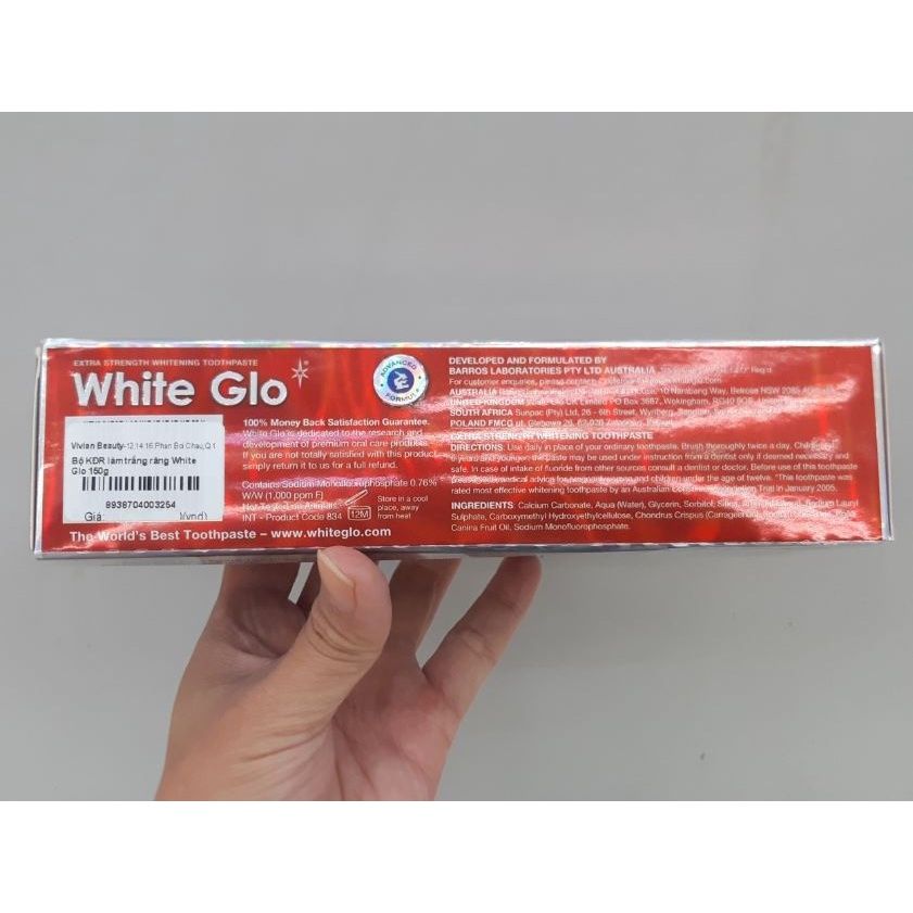  Kem đánh răng làm trắng răng White Glo 150g - MP8368 