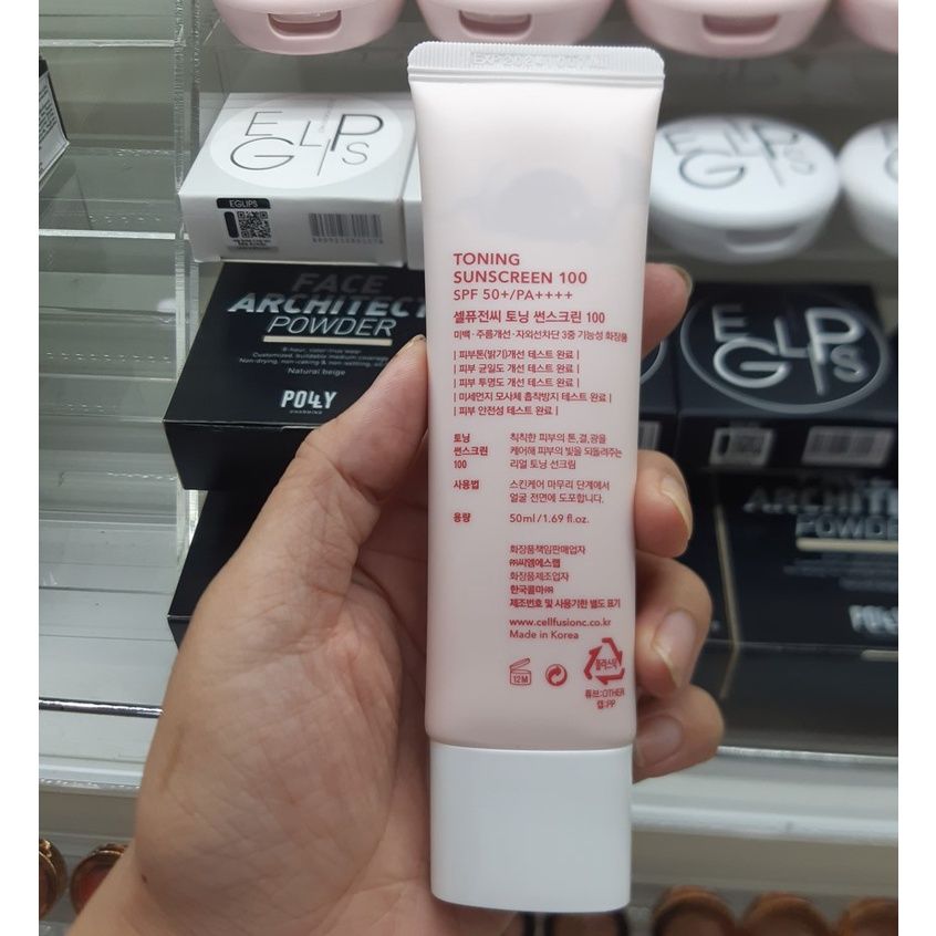  Kem chống nắng nâng tone Cell Fusion C Toning Sunsceen 100 (50ml) - MP8203 