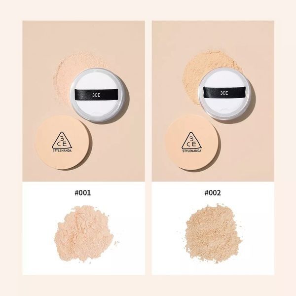 Phấn phủ 3CE Natural Finish Loose Powder #001 (MP8523) 