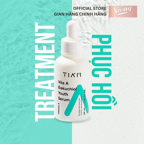  Serum TIA'M căng bóng, trẻ hóa da - TIA'M Vita A Bakuchiol Youth 40ml (MP9176) 
