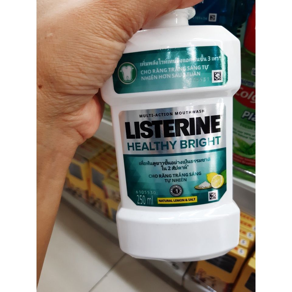  Nước súc miệng Listerine 250ml (trắng răng) (MP6932) 