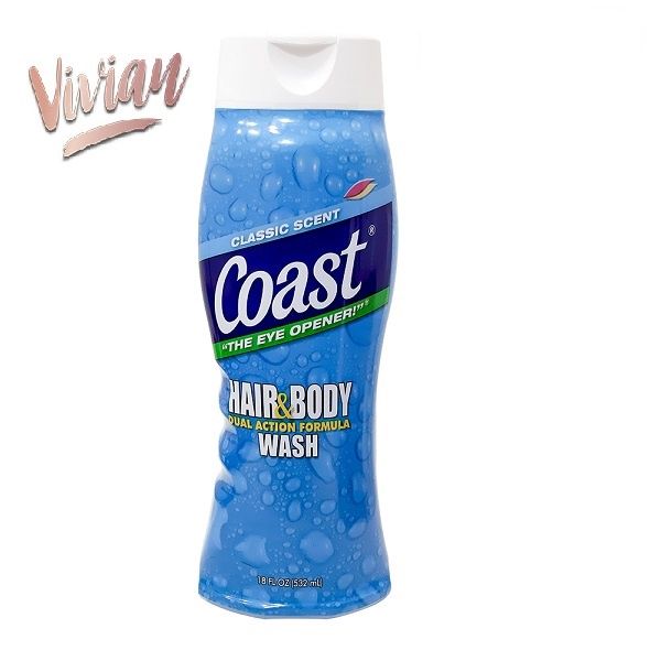  Sữa Tắm Gội Coast Hair & Body Wash Classic 532ml (MP5822) 