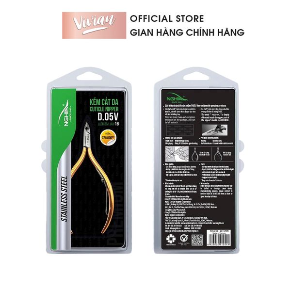 Kềm cắt da D.05V Kềm Nghĩa thép không gỉ