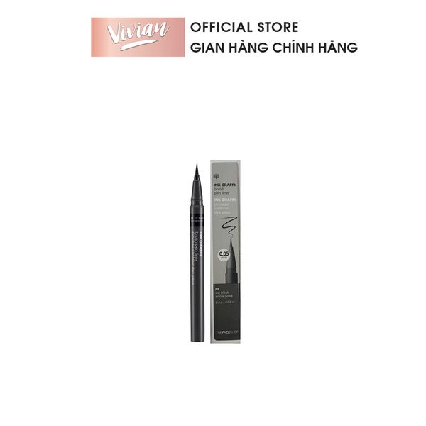 Bút lông kẻ mắt Thefaceshop - Ink Graffi Brush Pen Liner The Face Shop