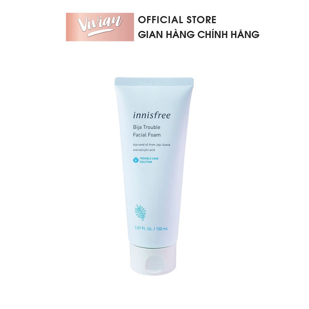  Sữa rửa mặt cho da mụn Innisfree Jeju Bija Trouble 150g - MP8483 