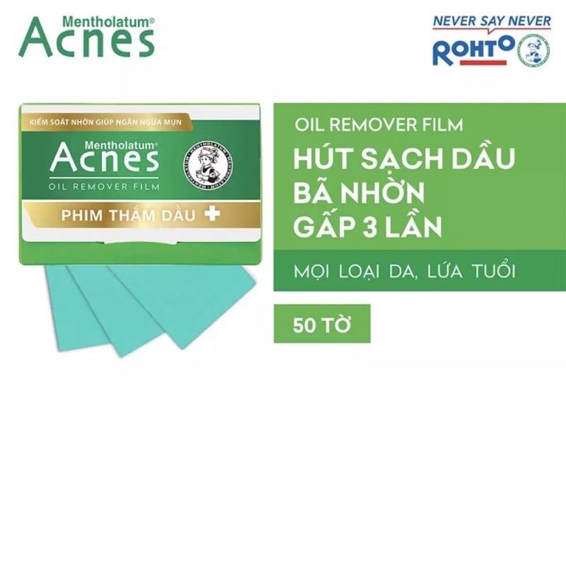  Phim thấm dầu Acnes Oil Remover Film 50 tờ (MP4688) 