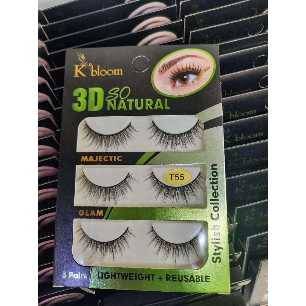  Mi giả 3D Kbloom 3 đôi 