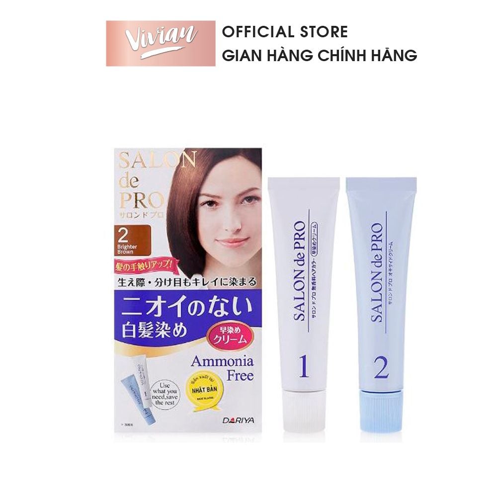  Kem nhuộm tóc Nhật SALON de PRO cho nữ (TO2701 TO2702 TO2703 TO2704 TO2705 TO2706) 