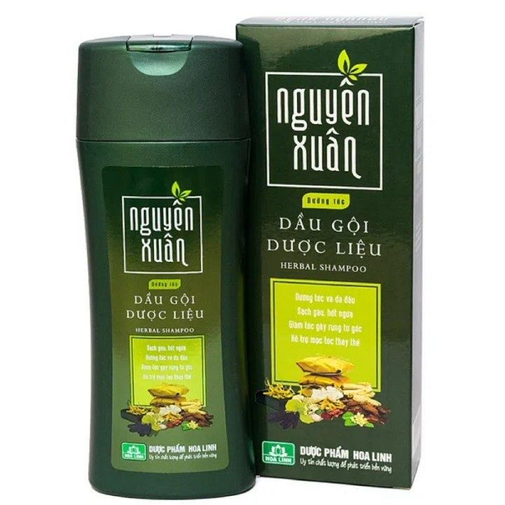  Dầu gội dược liệu Nguyên Xuân dưỡng tóc - Xanh lá 200ml (MP8211) 