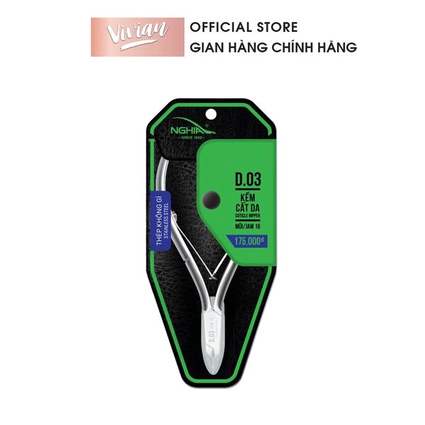 Kềm Cắt Da D.03 Thép Không Gỉ Kềm Nghĩa
