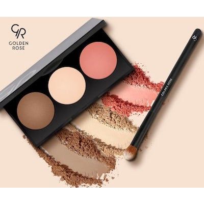  Phấn 3 ô Metals Sculpting Palette Golden Rose (MP8447) 