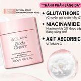  Kem dưỡng body nâng tông hoa trà Weilaiya 200g (MP9287) 