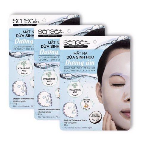  Mặt nạ dừa sinh học dưỡng ẩm Sense Plus (MP7246) 