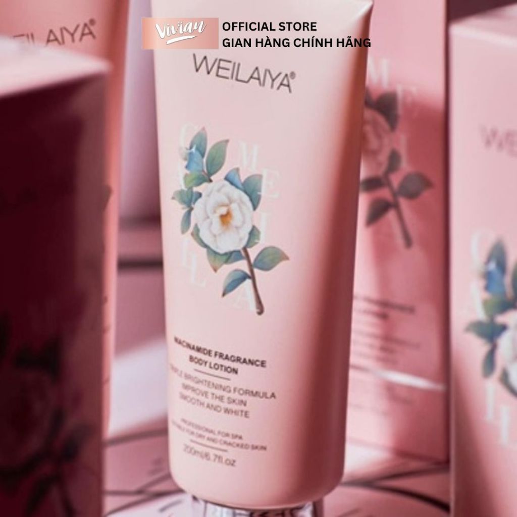  Sữa dưỡng thể trắng da hoa trà Weilaiya 200ml (MP9319) 