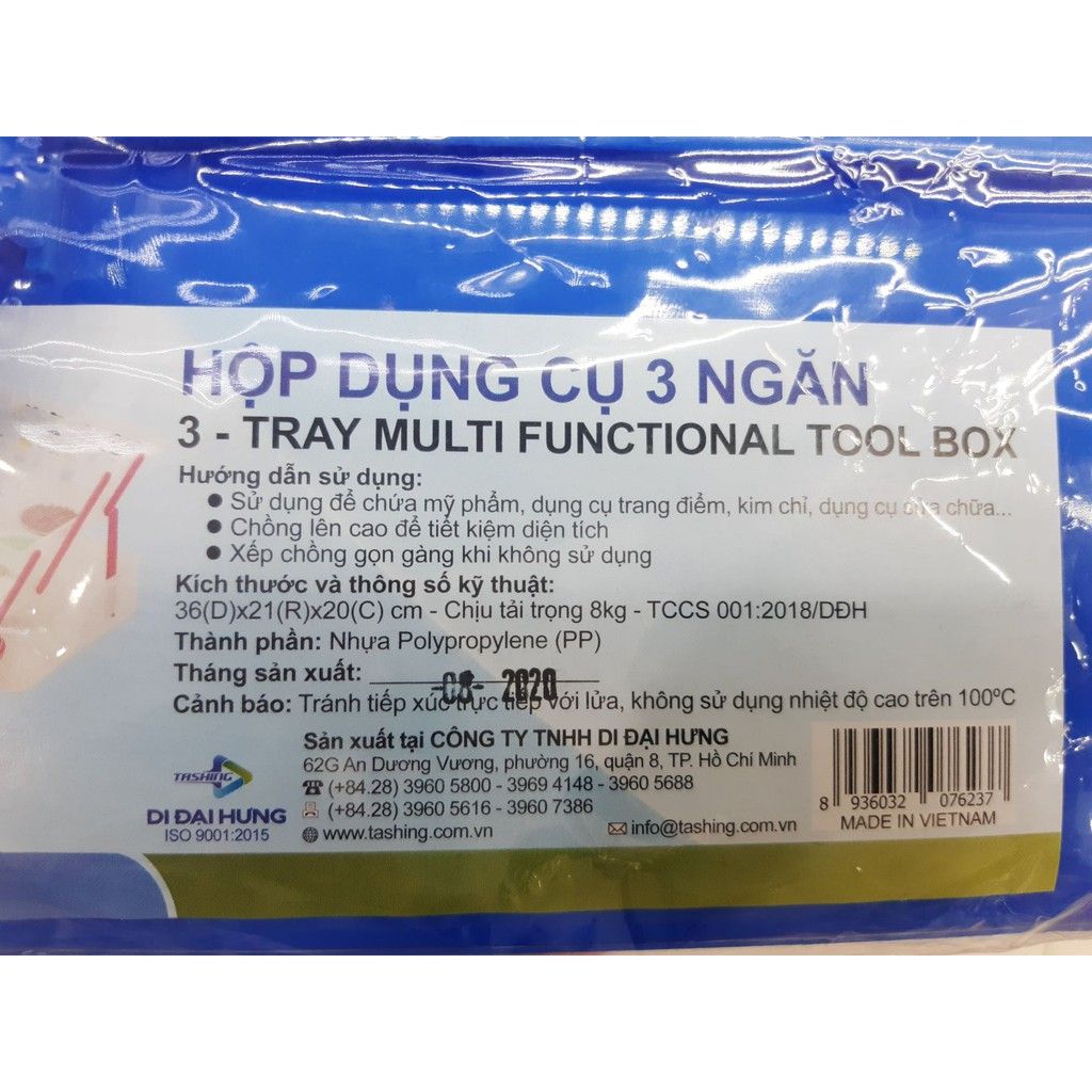  Hộp dụng cụ 3 ngăn (NA0702) 