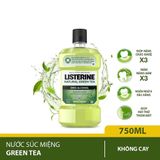  Nước Súc Miệng Ngừa Sâu Răng Listerine Natural Green Tea 750ml (MP6928) 