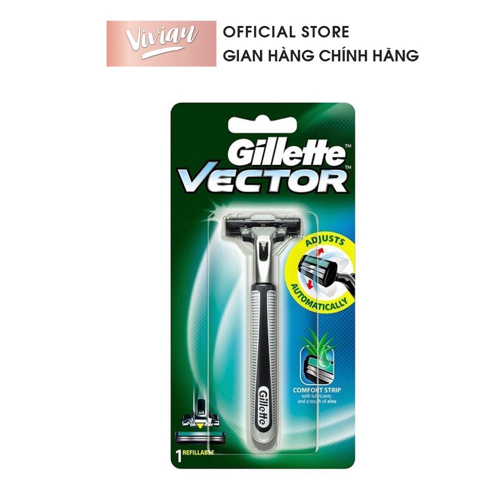  Dao cạo râu Gillette Vector 2 lưỡi kép (MP8145) 