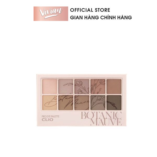 Màu mắt 10 ô Clio Pro Eye Palette #09 Botanic Mauve