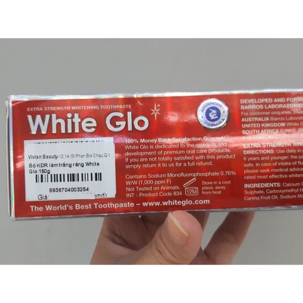 Kem đánh răng làm trắng răng White Glo