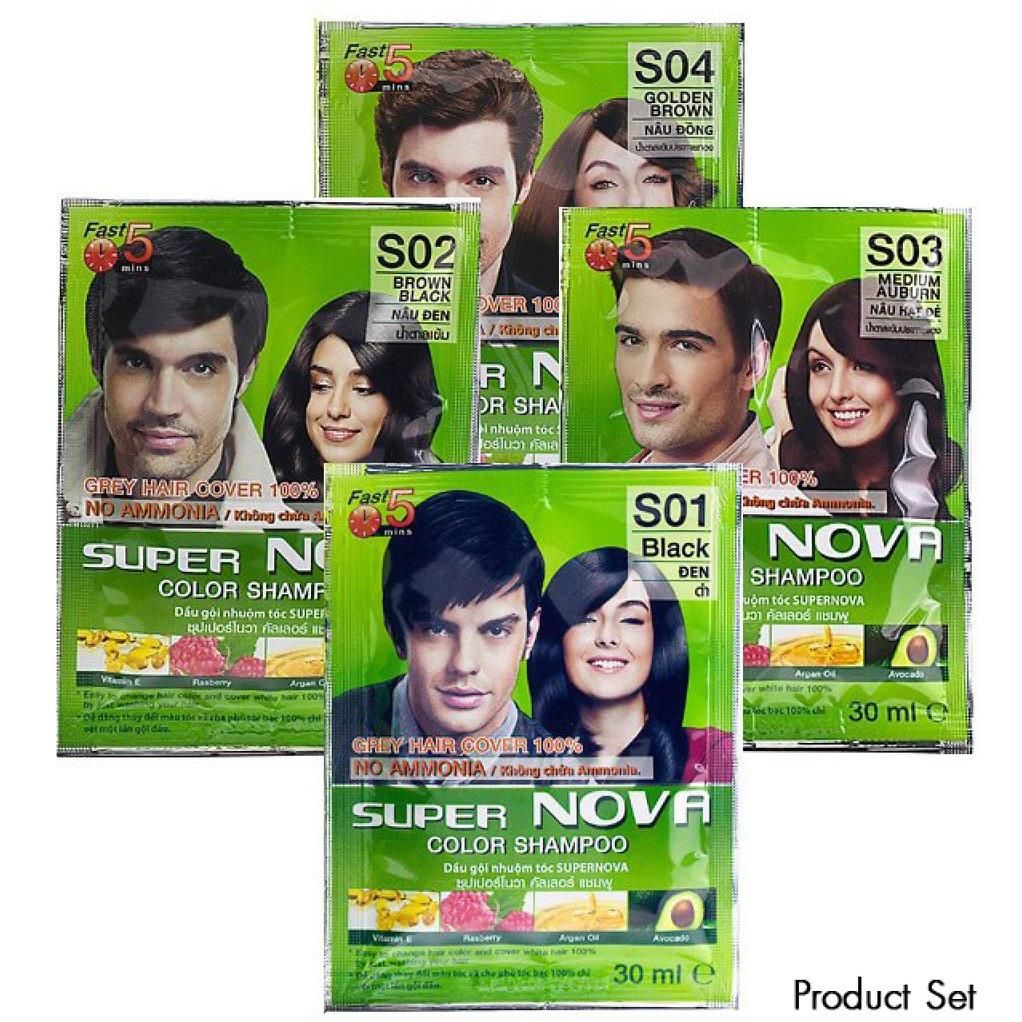  GỘI PHỦ BẠC Super Nova Thái Lan (MP5839 MP5840 MP5841 MP5842 MP5843) 